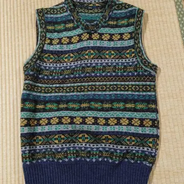 45R 페어아일 니트 베스트 사이즈 4