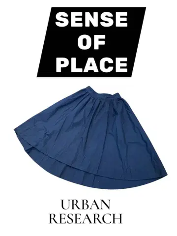 SENCE OF PLACE URBAN RESEARCH 플레어 스커트