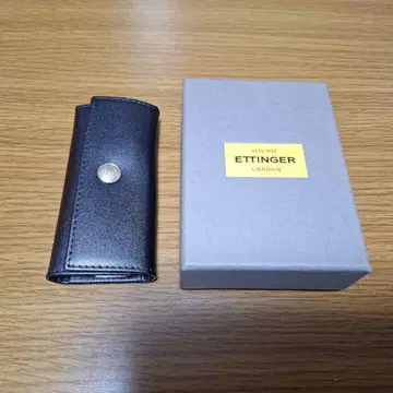 [ 미사용 새상품 ] 에팅거 키케이스 ETTINGER 블랙