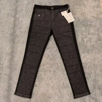 [택 포함 새상품] 미듀 다운 스트레치 블랙 데님