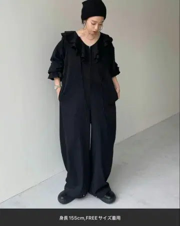 wee9s 프릴 올인원 블랙