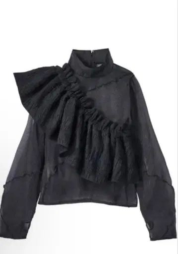 knuth marf 4way sheer frills 블라우스