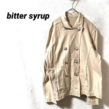 3706K 비터 시럽 LL 베이지 G 자켓풍 자켓 컷팅