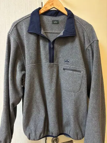 the barnnet 플리스 하프 집업 자켓 맨투맨