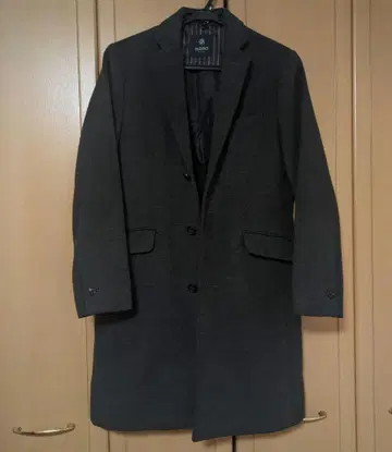 nano 다크 그레이 체스터 코트