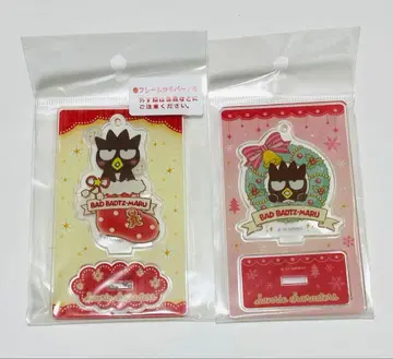 산리오 미라클 사인회 아크릴 스탠드 배드마츠마루 크리스마스