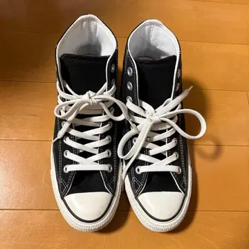 컨버스 리액트 블랙 하이컷 스니커즈 블랙 컨버스