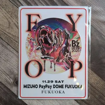 [ 새상품 미개봉 ] B'z LIVE-GYM 2025 기념 플레이트