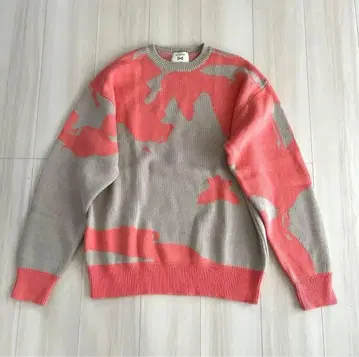 조조타운 도모토 츠요시 콜라보 니트 스웨터 오렌지