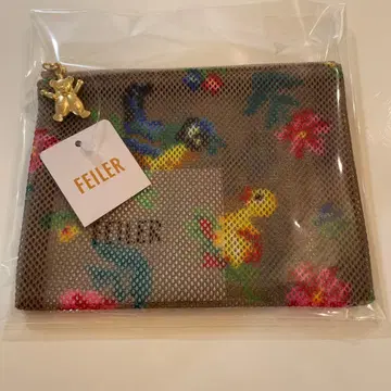 좋은 패턴 페이러 메쉬 파우치 베이지 s