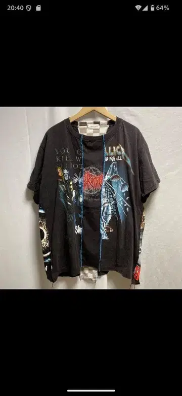 FR(13)NDS 리메이크 밴딩T 메탈T 메탈리카 슬립낫