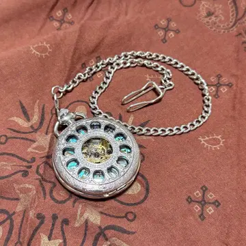 모르포 나비 회중시계