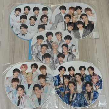 미개봉 새상품 Snow Man 부채 5개