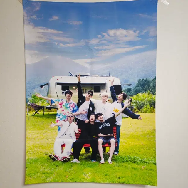 방탄 bts 인더숲 시즌2 패브릭 포스터 (+엽서)