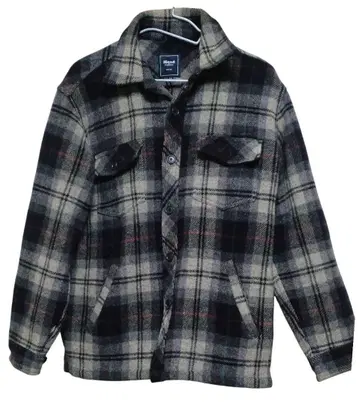 플란넬 체크 셔츠 자켓 2L