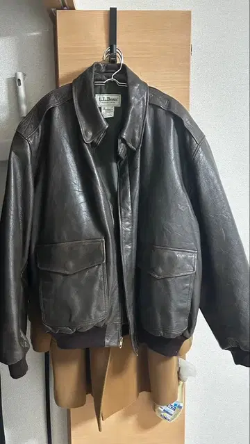 L.L.Bean A-2 가죽 자켓 브라운