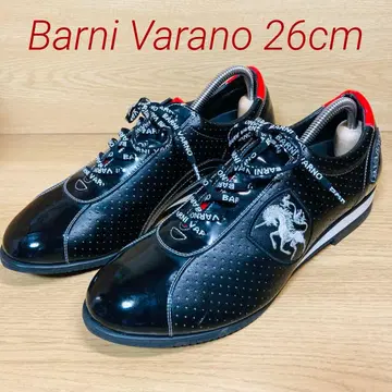 BARNI VARNO 바니바노 스니커즈 26cm 에나멜 가죽
