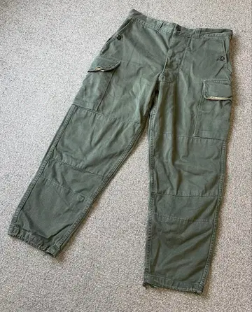 레어 사이즈 프랑스군 M-64 카고 팬츠 84XC 1975년 제조