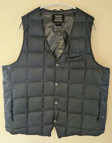 TAION 다운 베스트 XL 다크 네이비