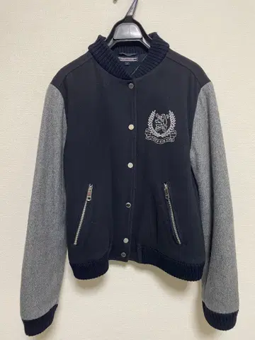 TOMMY HILFIGER 네이비 그레이 자켓 M