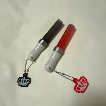 킨브레 KING BLADE 미니어처 응원봉 빨간색 블랙