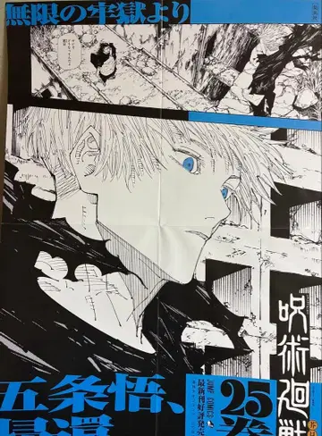 주술회전 25권 포스터