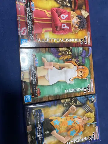 원피스 DXF GRANDLINE SERIES 피규어 3체 세트