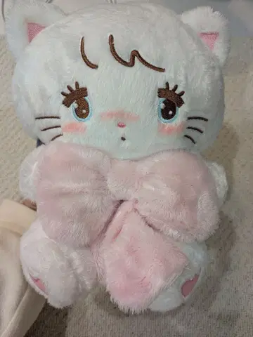 mikko characters 안아줘 리본 봉제 인형 무스