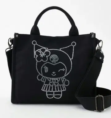 산리오 쿠로미 큐빅 토트백 새상품