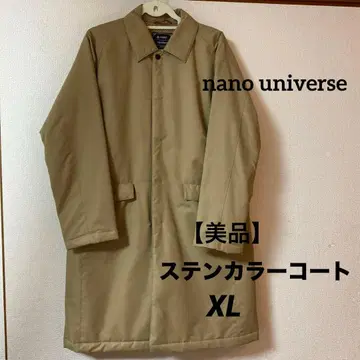 [ nano UNIVERSE ] 충전솜 스텐카라 코트 베이지 XL