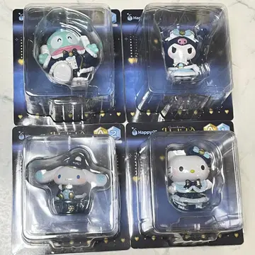 산리오 해피 복권 피규어 키티 시나몬 쿠로미 한교동