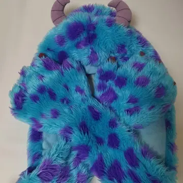 디즈니 몬스터 주식회사 설리 장갑 포함 머플러 캡