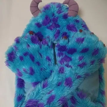 디즈니 몬스터 주식회사 설리 장갑 포함 머플러 캡