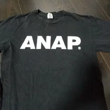 ANAP 블랙 티셔츠 MEDIUM