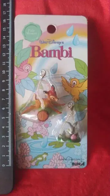 디즈니 밤비 클래식 페어 마스코트 톤스케 스트랩