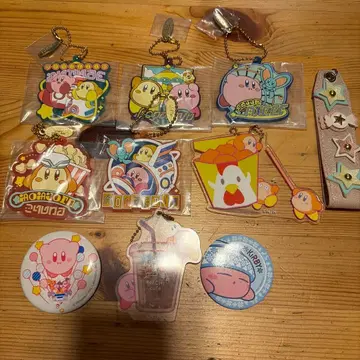 별의 커비 키링 로손 콜라보 아크릴 HAL