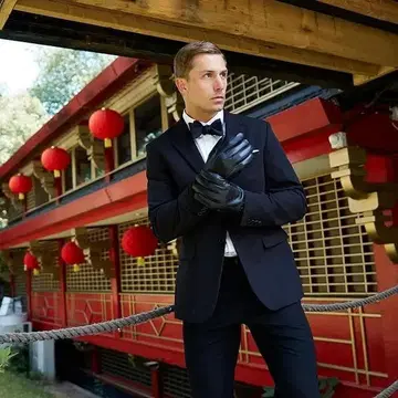 DENTS 덴츠 가죽 장갑 제임스 본드 스카이폴 양가죽 M