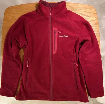 mont-bell CLIMAPLUS 플리스 자켓 L 빨간색