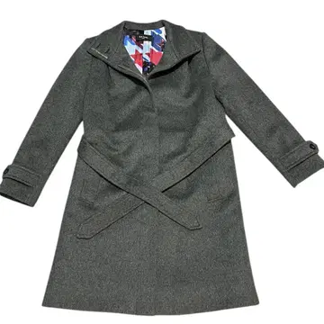 폴스미스 Paul Smith 울 코트 안감 하운드투스 체크 패턴 새상품급