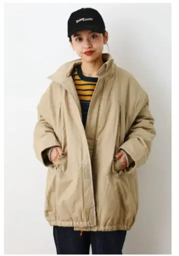 로데오 크라운 RC 몬스터 후드티 코트 베이지