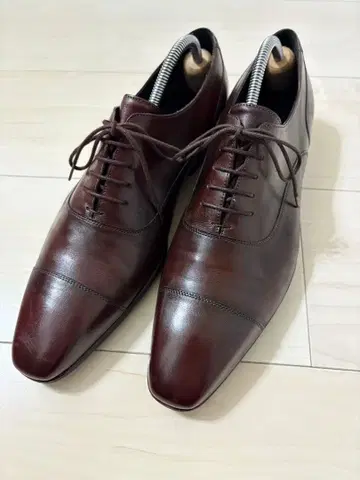 월드풋웨어갤러리 스트레이트 팁 슈즈 브라운 25.0cm