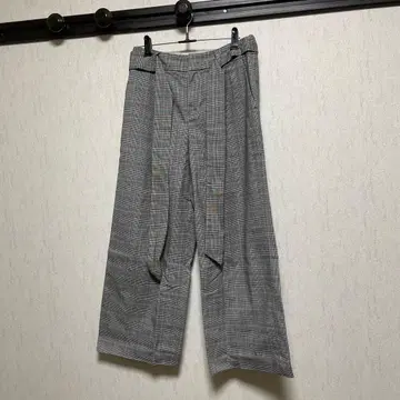 [ Andemiu ] 안데뮤 팬츠 체크 무늬