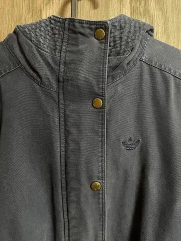 90s adidas 모즈 코트 아우터 빈티지 M 네이비