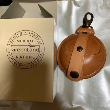 GreenLand & Nature 가죽 코인 케이스