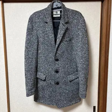 [ 새상품급 ] 그레이 계열 울 혼방 체스터 코트