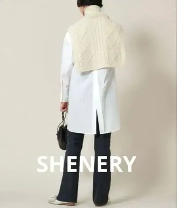 화이트 코튼 셔츠 원피스