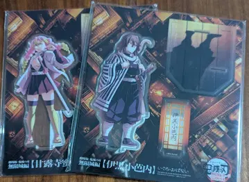 귀멸의 칼날 극장판 무한성편 영화 신작 아크릴 스탠드 오바미츠 세트