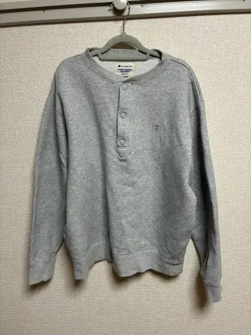 Champion 그레이 헨리넥 트레이닝복