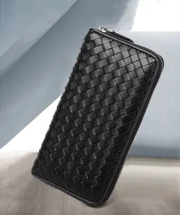 인트레차트 라운드 지퍼 남성용 장지갑 장지갑 동전 지갑 있음 지갑