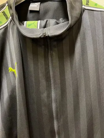 PUMA 스트라이프 저리 그레이/그린 상하의